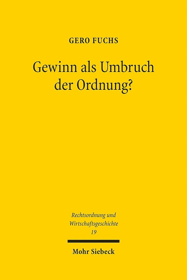 Gewinn als Umbruch der Ordnung? main product photo