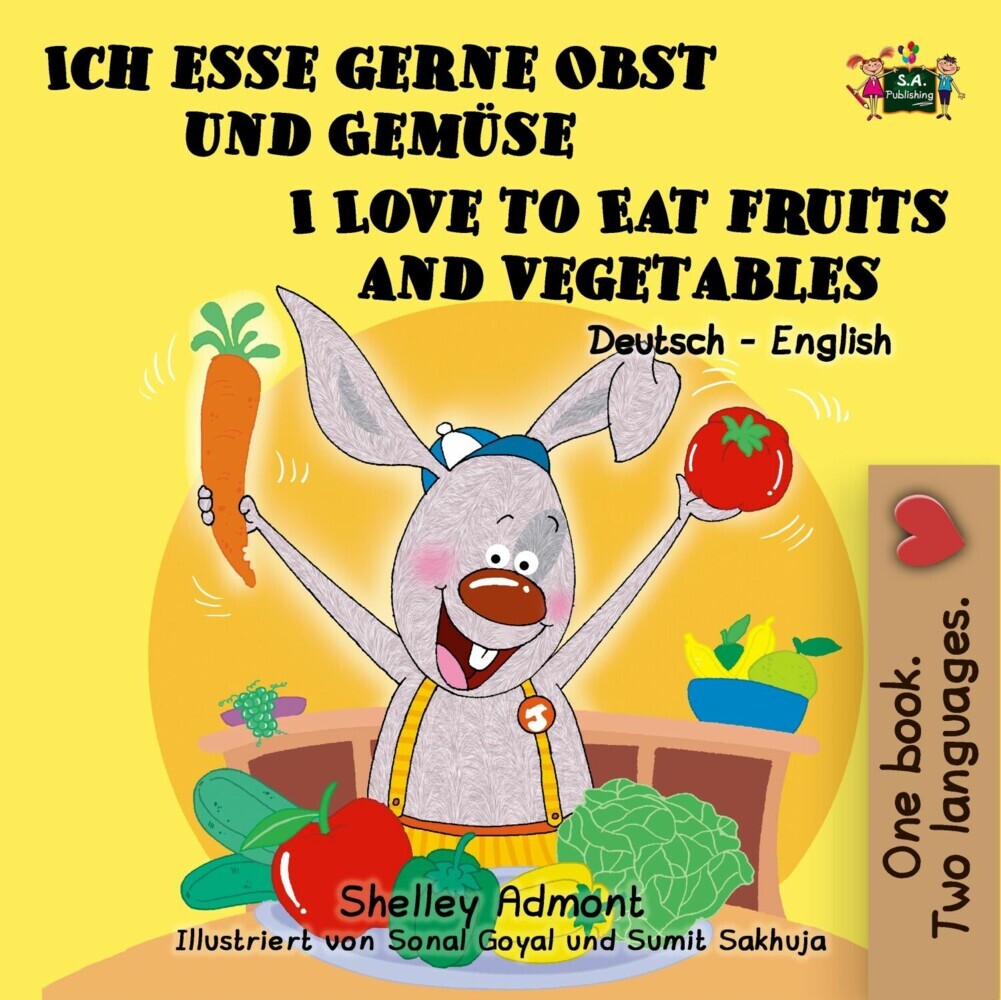 Ich esse gerne Obst und Gemüse I Love to Eat Fruits and Vegetables main product photo