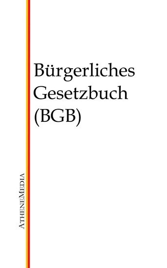 Bürgerliches Gesetzbuch main product photo