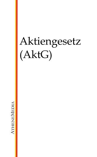 Aktiengesetz (AktG) main product photo
