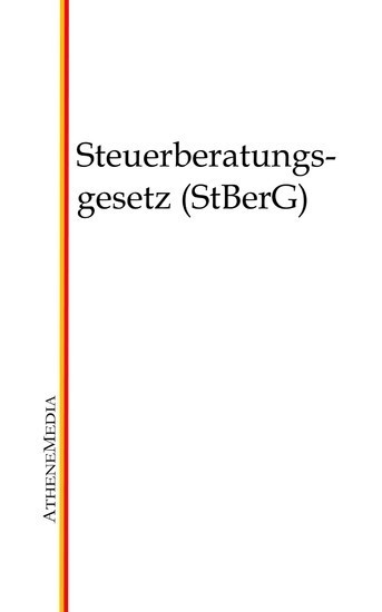 Steuerberatungsgesetz (StBerG) main product photo