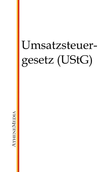 Umsatzsteuergesetz (UStG) main product photo