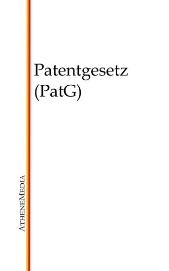 Patentgesetz (PatG) main product photo