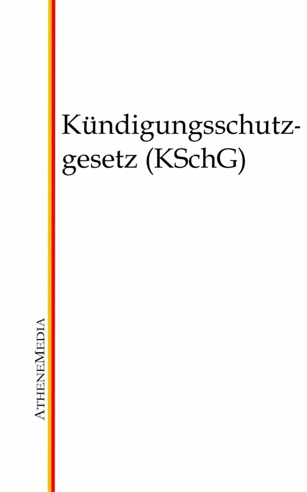 Kündigungsschutzgesetz (KSchG) main product photo