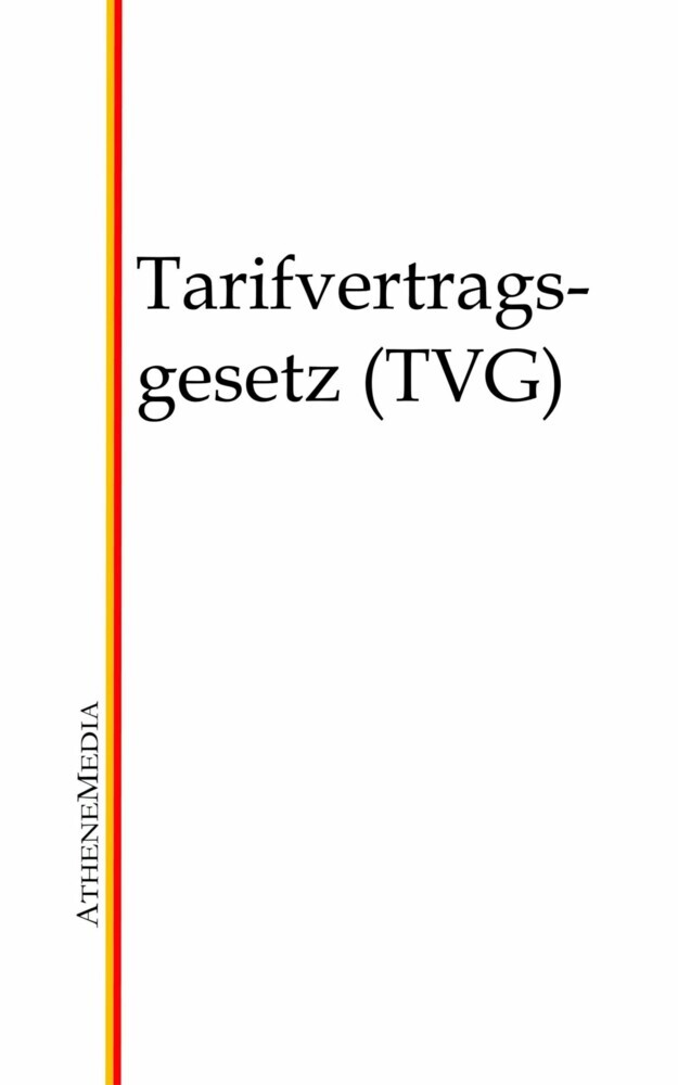 Tarifvertragsgesetz (TVG) main product photo