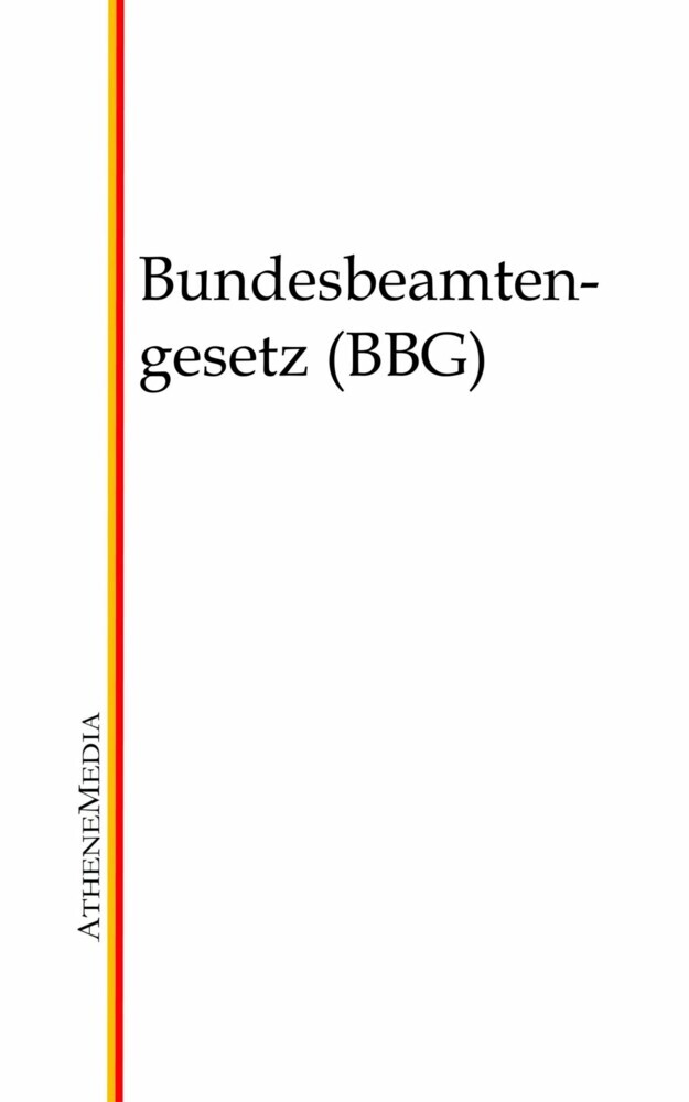 Bundesbeamtengesetz (BBG) main product photo