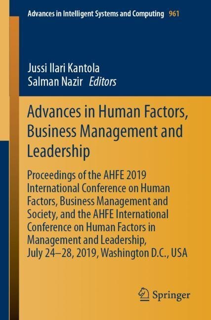Advances in Human Factors, Business Management and Leadership main product photo