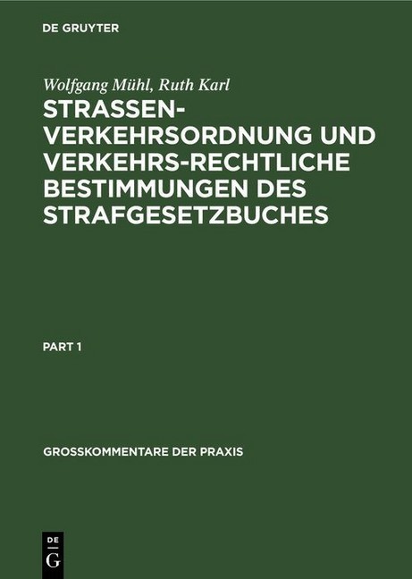 Strassenverkehrsordnung und verkehrsrechtliche Bestimmungen des Strafgesetzbuches main product photo