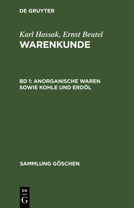 Anorganische Waren sowie Kohle und Erdöl main product photo