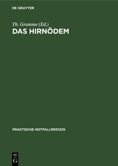 Das Hirnödem main product photo