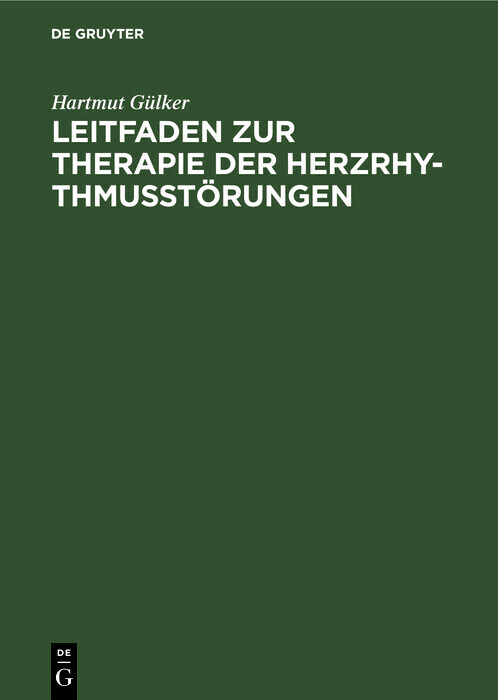Leitfaden zur Therapie der Herzrhythmusstörungen main product photo