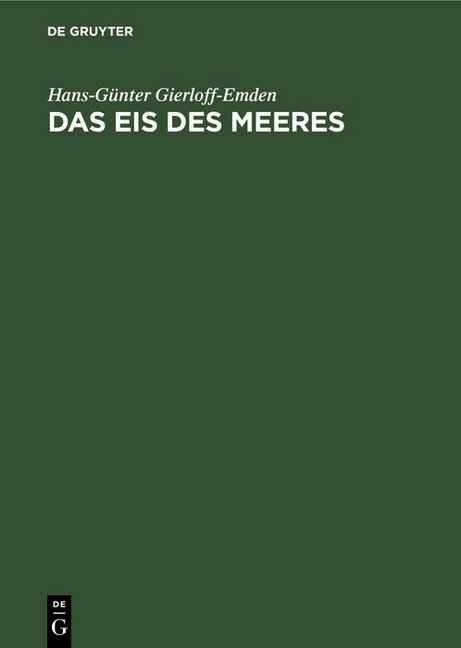 Das Eis des Meeres main product photo