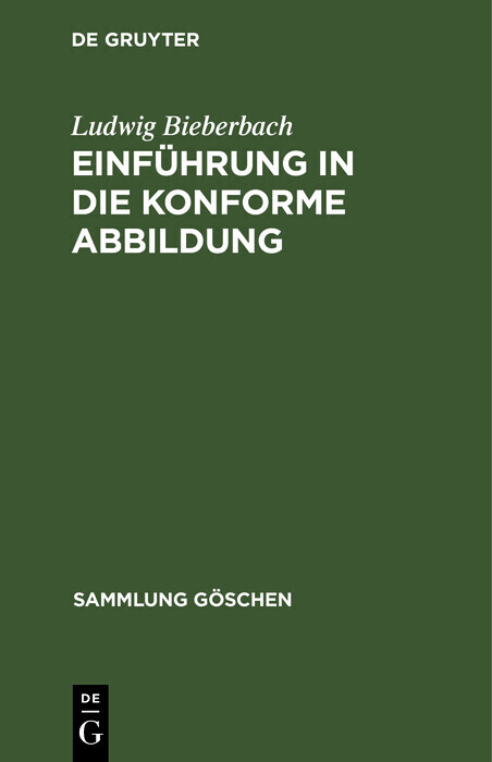 Einführung in die konforme Abbildung main product photo