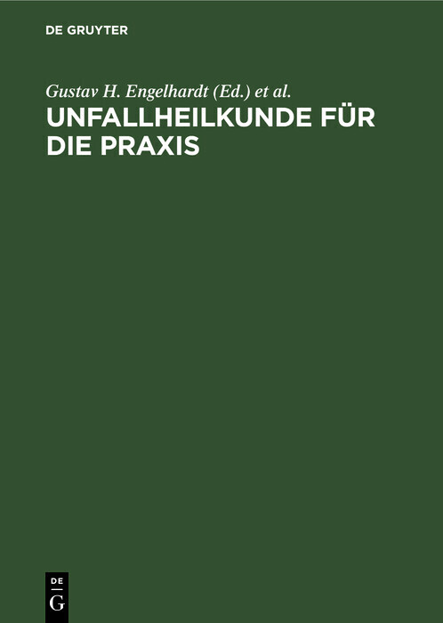Unfallheilkunde für die Praxis main product photo