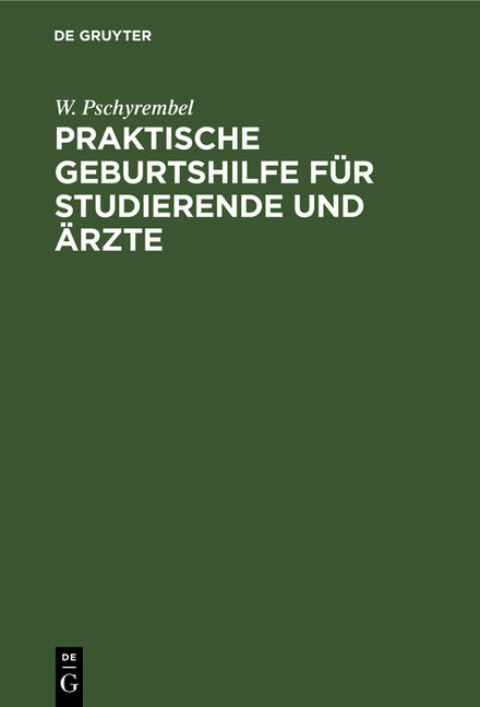Praktische Geburtshilfe für Studierende und Ärzte main product photo