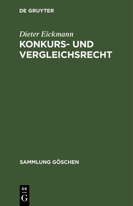 Konkurs- und Vergleichsrecht main product photo