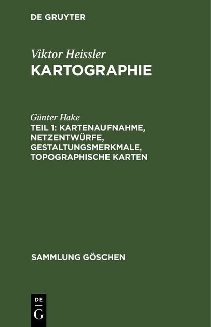 Kartenaufnahme, Netzentwürfe, Gestaltungsmerkmale, topographische Karten main product photo