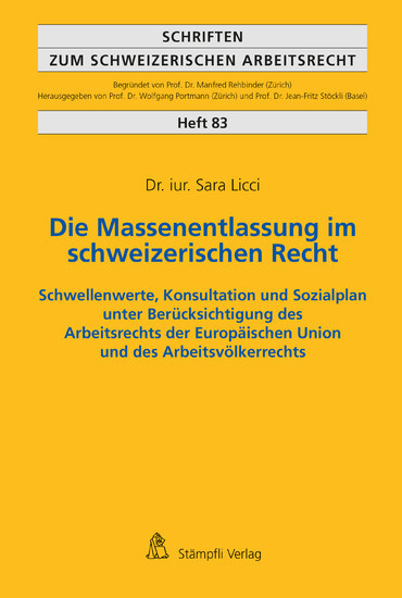 Die Massenentlassung im schweizerischen Recht main product photo