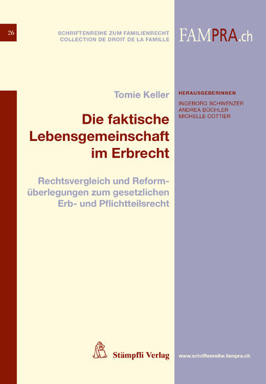 Die faktische Lebensgemeinschaft im Erbrecht main product photo