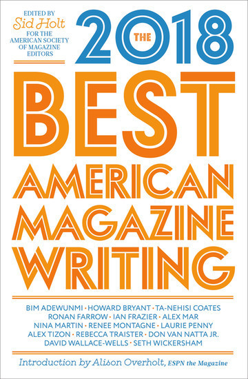 The Best American Magazine Writing 2018 main product photo