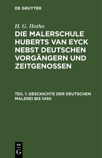 Geschichte der deutschen Malerei bis 1450 main product photo