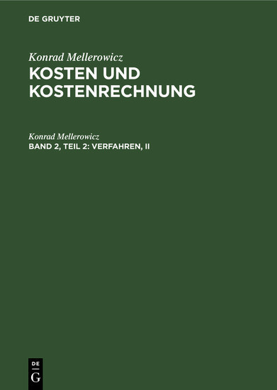 Verfahren, II main product photo