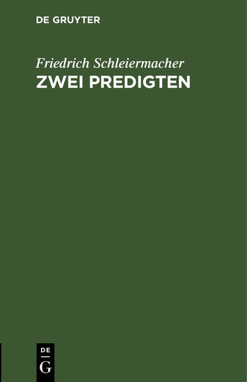 Zwei Predigten main product photo