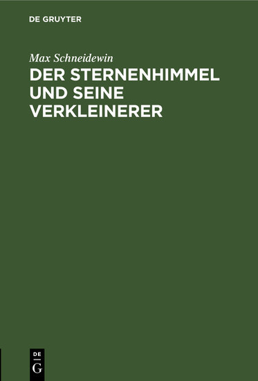 Der Sternenhimmel und seine Verkleinerer main product photo