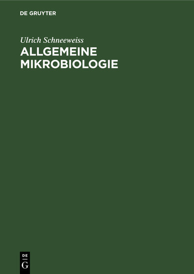 Allgemeine Mikrobiologie main product photo