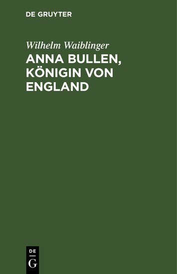 Anna Bullen, Königin von England main product photo