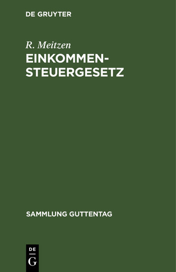 Einkommensteuergesetz main product photo
