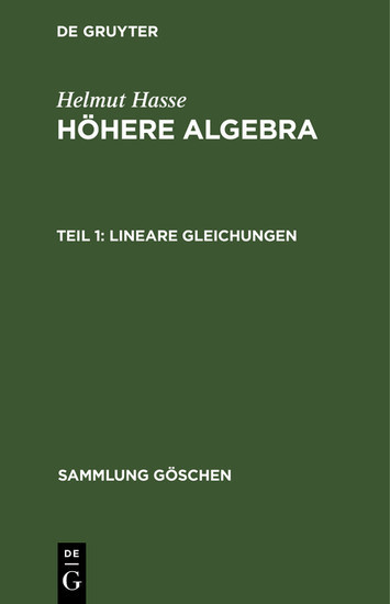 Lineare Gleichungen main product photo