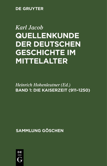 Die Kaiserzeit (911-1250) main product photo
