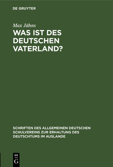 Was ist des Deutschen Vaterland? main product photo
