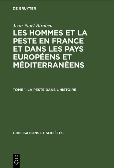 La peste dans l'histoire main product photo