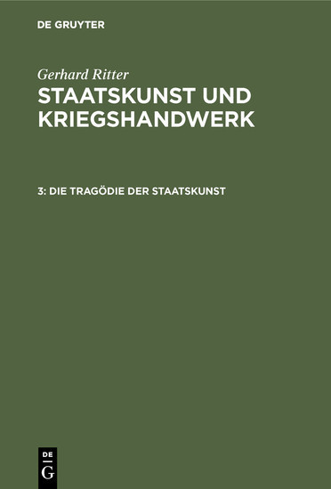 Die Tragödie der Staatskunst main product photo