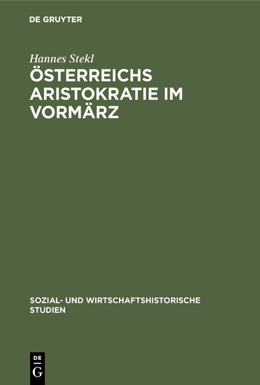 Österreichs Aristokratie im Vormärz main product photo