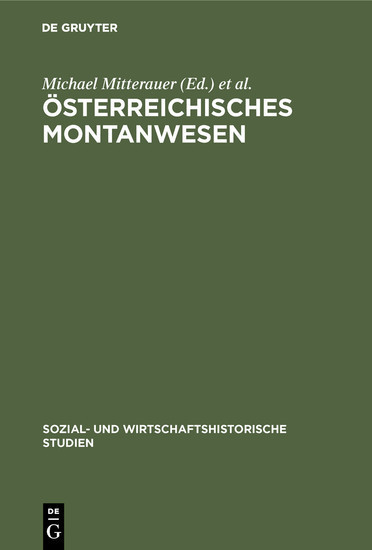 Österreichisches Montanwesen main product photo