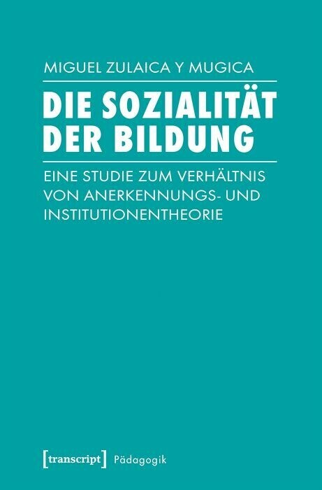 Die Sozialität der Bildung main product photo