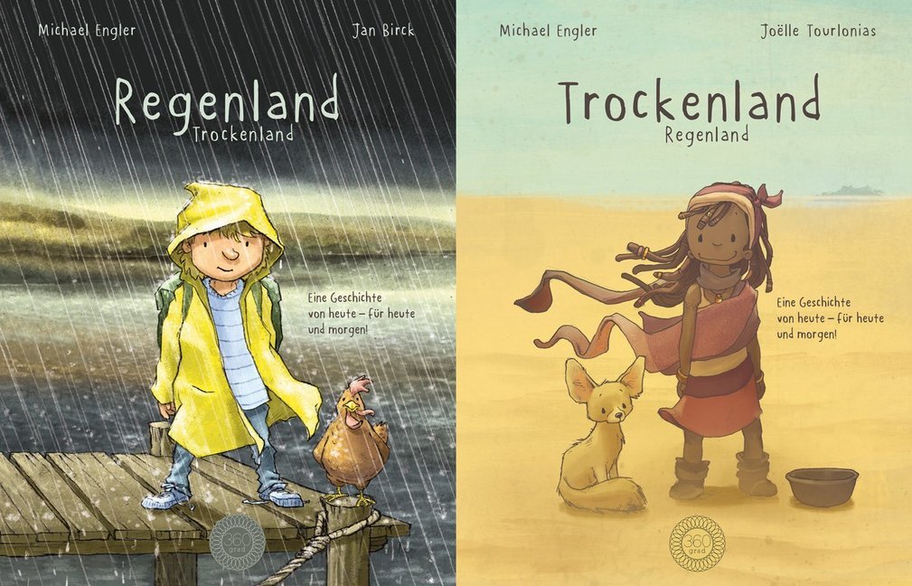 Regenland + Trockenland - Ein Wendebuch main product photo