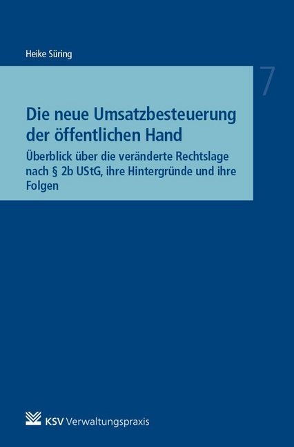 Die neue Umsatzbesteuerung der öffentlichen Hand main product photo