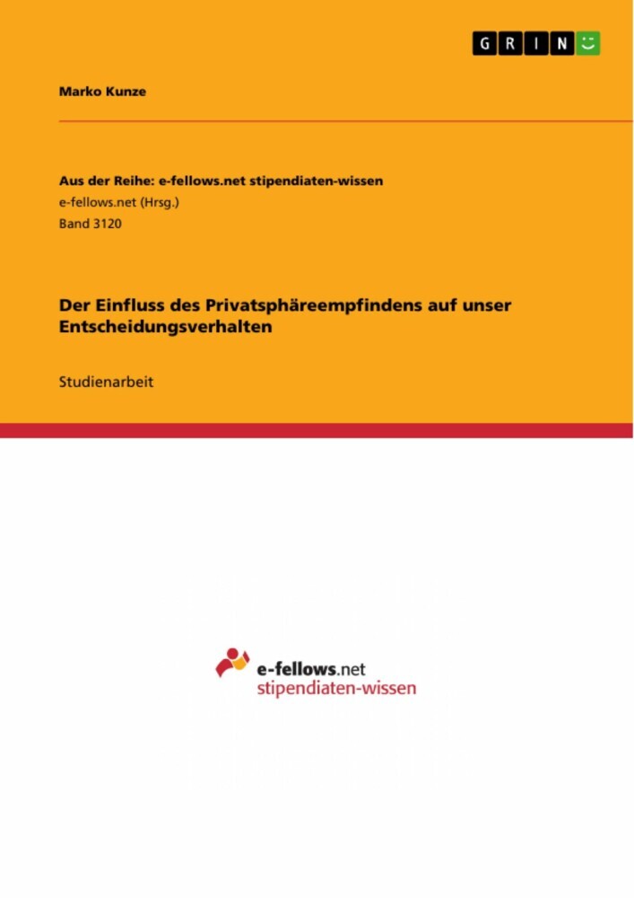 Der Einfluss des Privatsphäreempfindens auf unser Entscheidungsverhalten main product photo