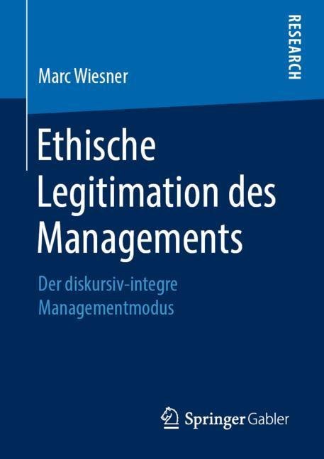 Ethische Legitimation des Managements main product photo