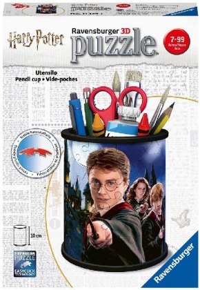 Ravensburger 3D Puzzle 11154 - Utensilo Harry Potter - 54 Teile - Stiftehalter für Harry Potter Fans ab 6 Jahren, Schreibtisch-Organizer für Kinder