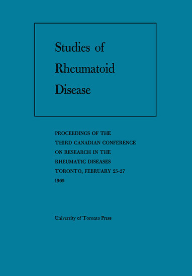 Studies of Rheumatoid Disease main product photo