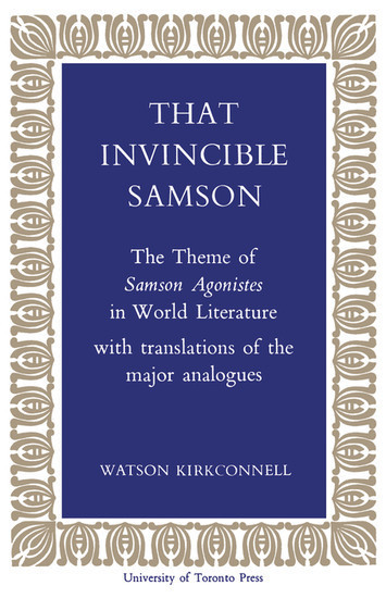 That Invincible Samson main product photo