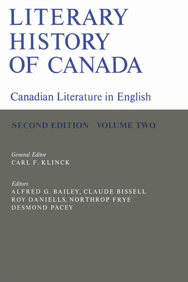 Literary History of Canada main product photo