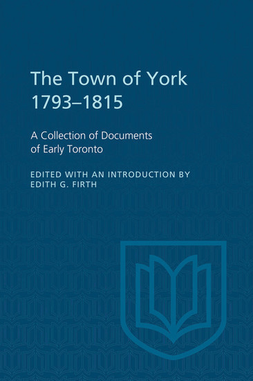 The Town of York 1793-1815 main product photo