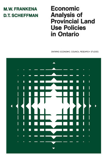 Economic Analysis of Provincial Land Use Policies in Ontario main product photo