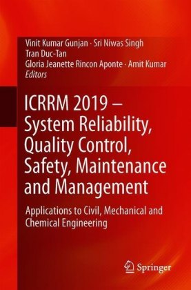 ICRRM 2019 - System Reliability, Quality Control, Safety, Maintenance and Management